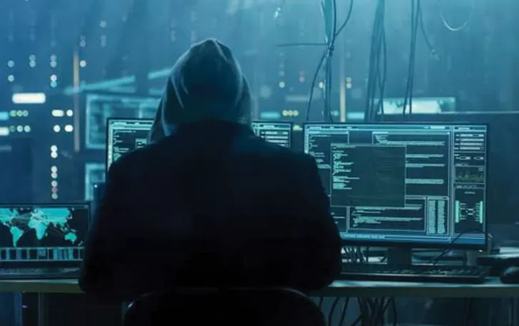 Ilustrasi hacker China.