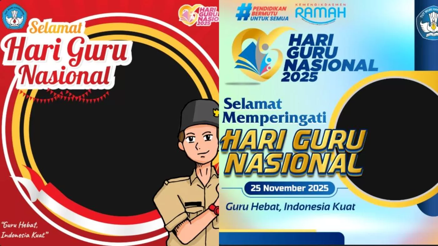 Link Twibbon Hari Guru Nasional 2025 Gratis untuk Meriahkan 25 November.