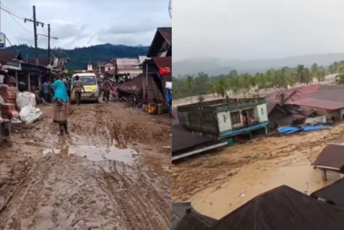 Tragedi banjir Batangtoru menenggelamkan ratusan rumah.
