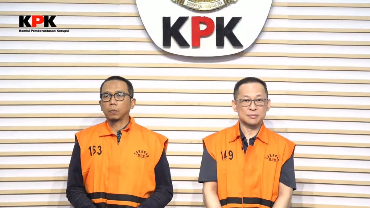 KPK tetapkap dua tersangka dugaan korupsi pembangunan jalur kereta api di lingkungan DJKA Kementerian Perhubungan wilayah Medan.