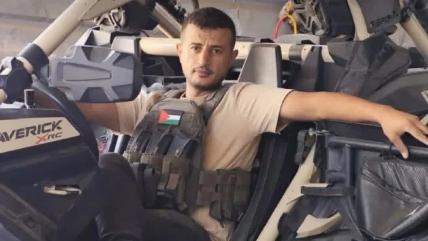 Foto pemimpin Pasukan Populer Yasser Abu Shahab.