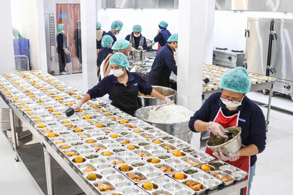 Ilustrasi dapur MBG.