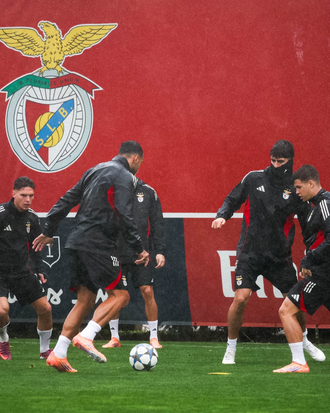Latihan Benfica sebelum laga menghadapi Napoli di matchday 6 Champions League 2025/2026.