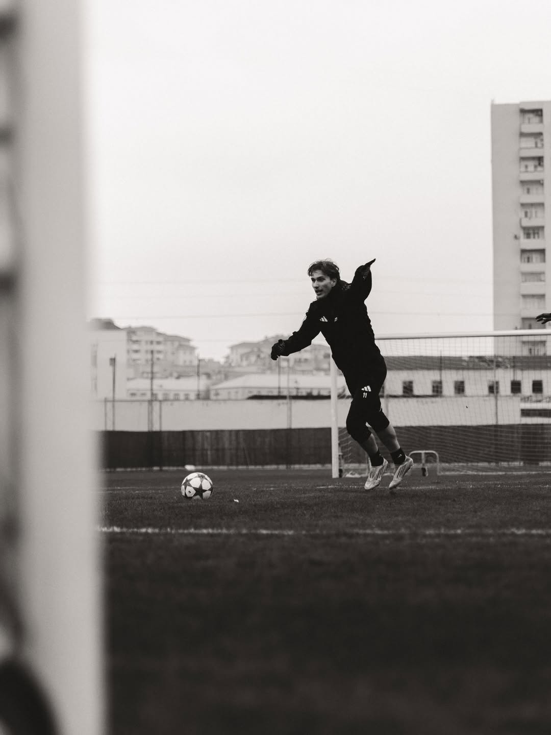 Sesi latihan Ajax sebelum bertandang ke markas Qarabag di Champions League 2025/2026.