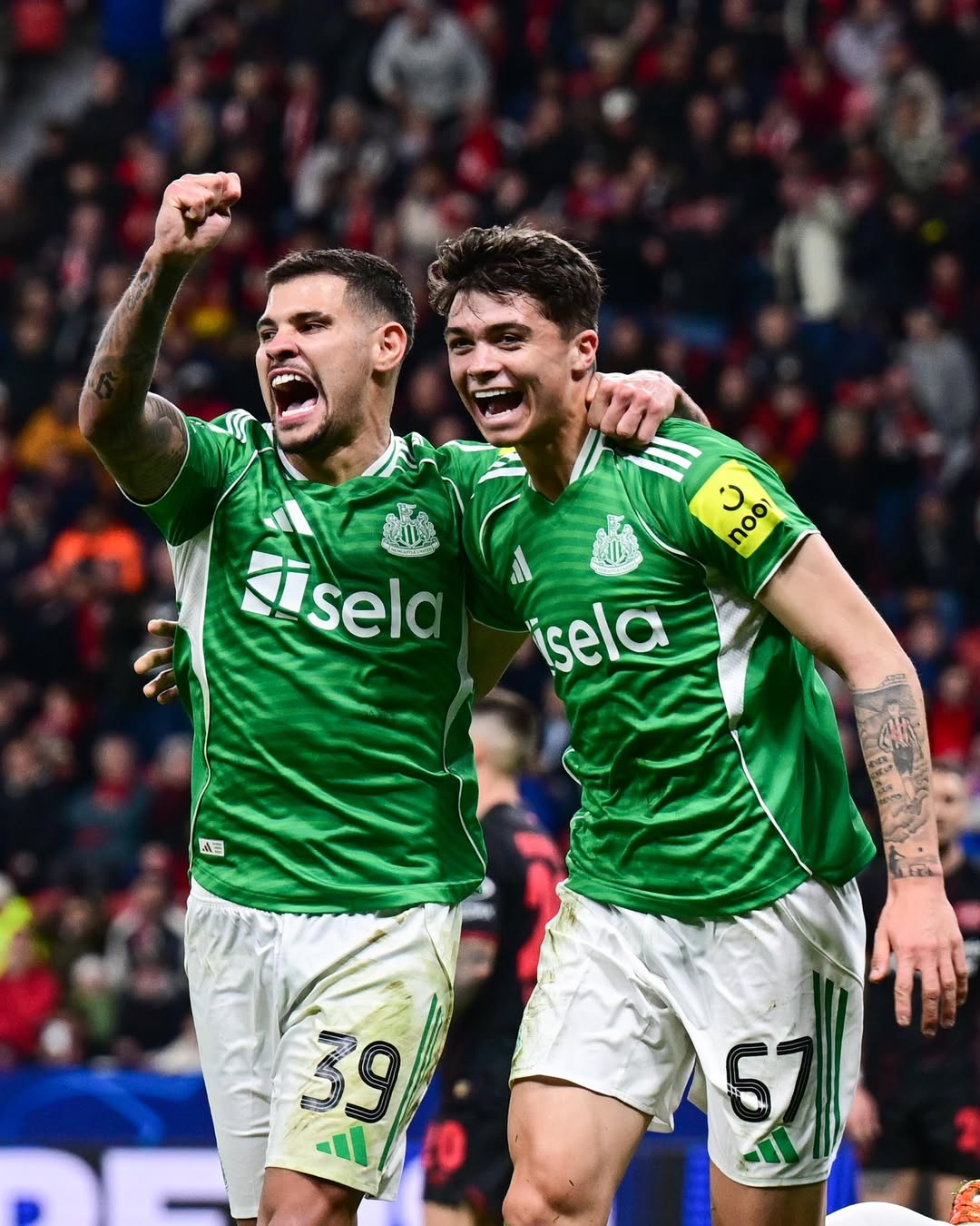 Newcastle berhasil ditahan imbang Leverkusen di UCL 2025/2026.