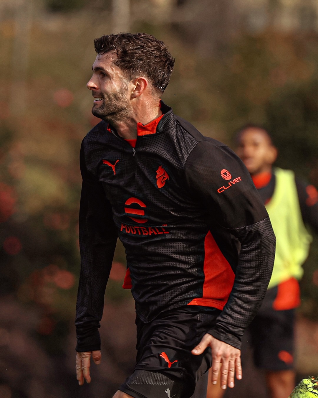 Sesi latihan AC Milan jelang laga menghadapi Sassuolo.
