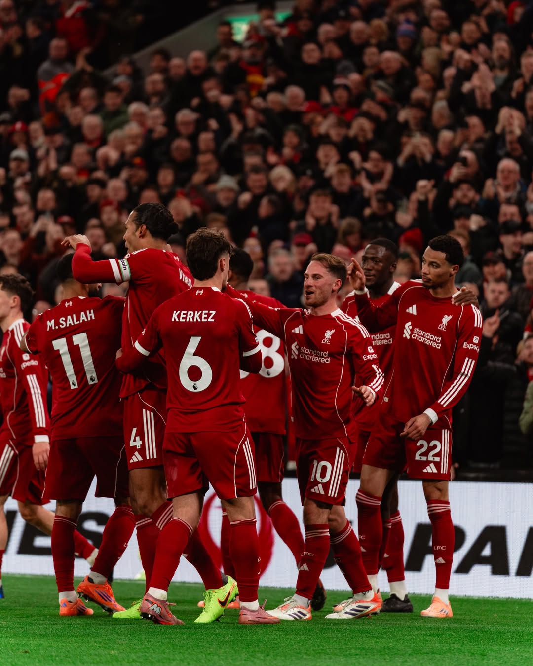 Liverpool berhasil kantongi tiga poin atas Brighton di Premier League 2025/2026 (13/12).