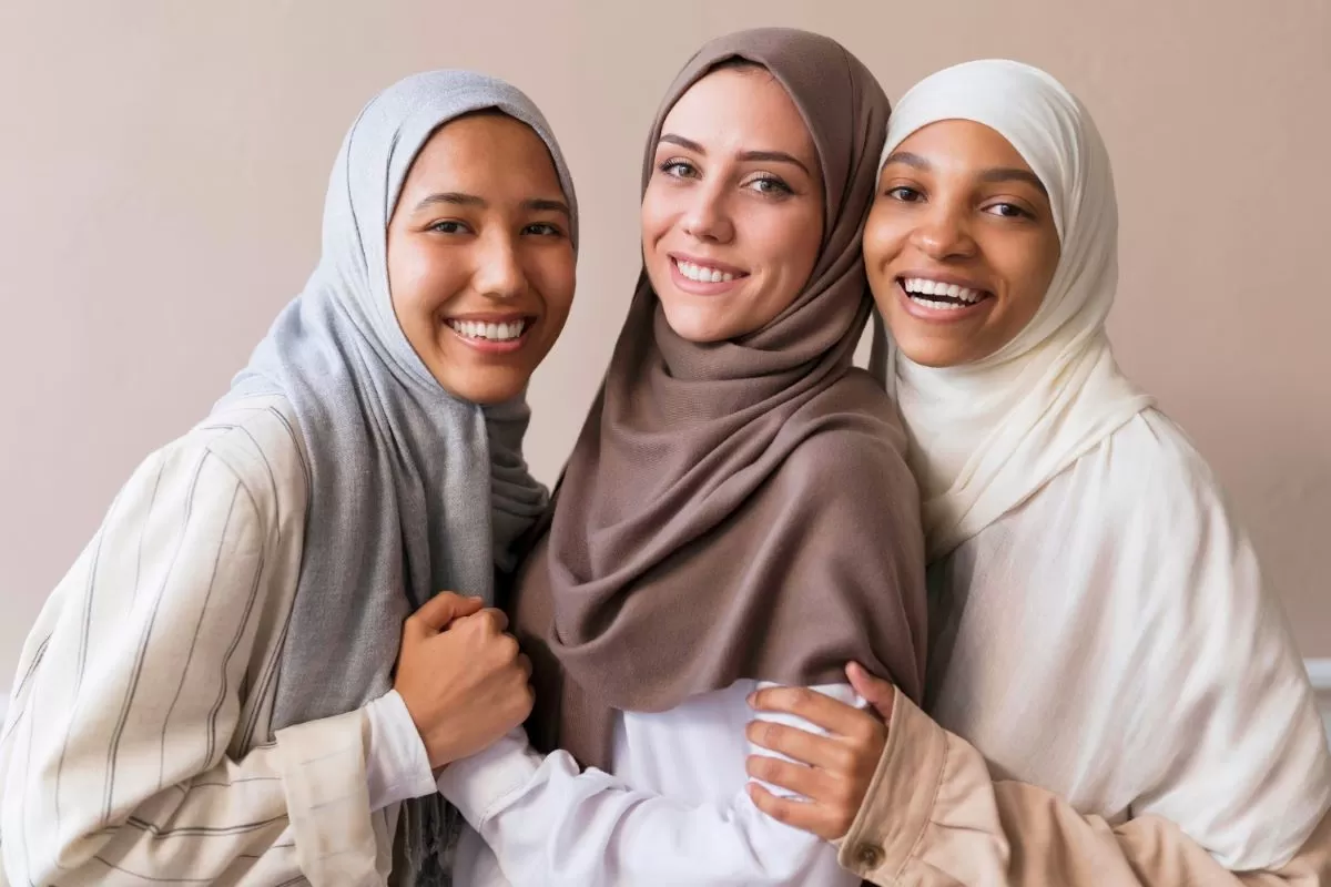 Ilustrasi wanita berpuasa.