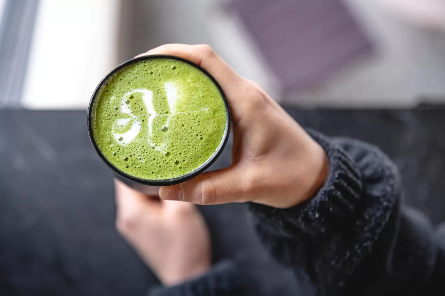 Ilustrasi minuman Macha.