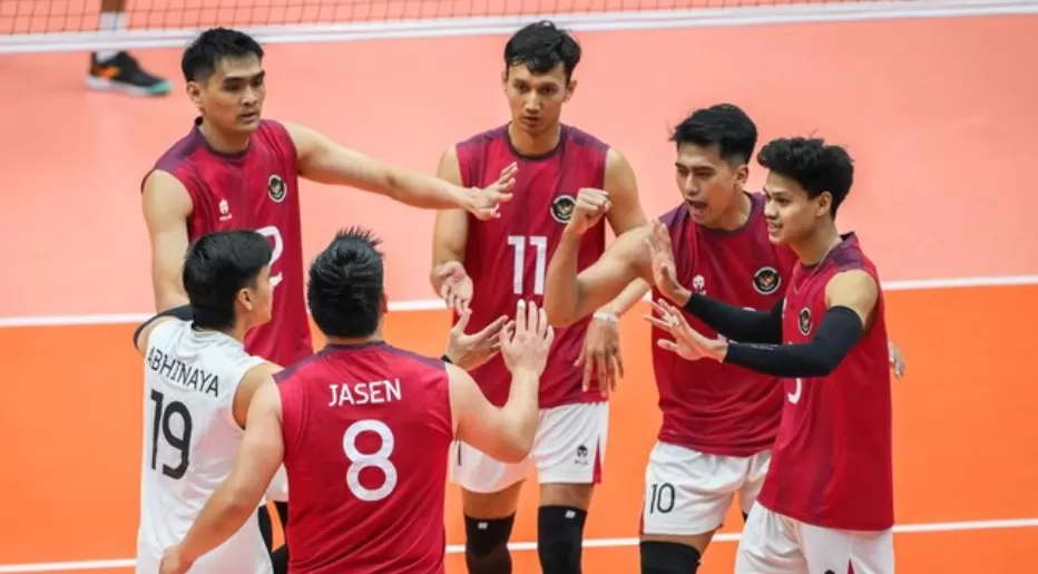Timnas Voli putra Indonesia di SEA Games 2025.