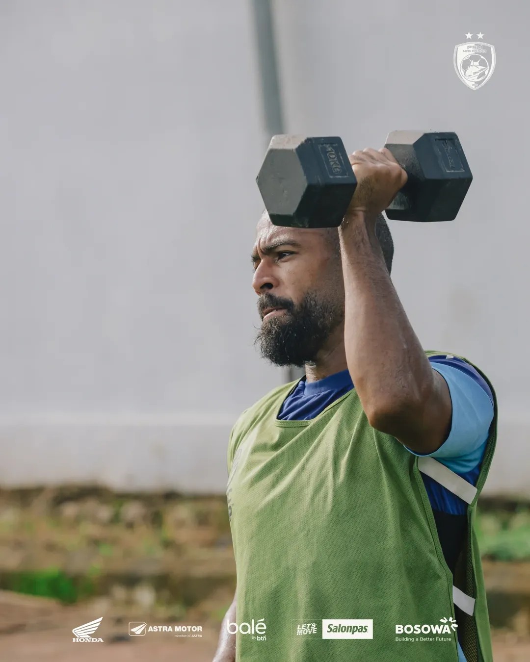 Sesi latihan PSM Makassar jelang pertandingan menghadapi Malut United.