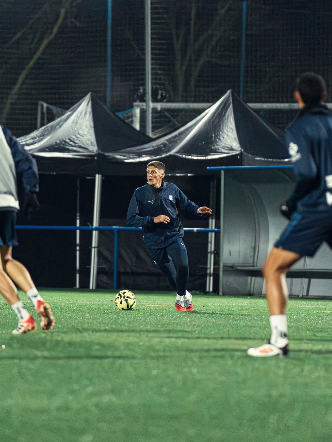 Sesi latihan Alaves jelang pertandingan menghadapi Osasuna di pekan ke-17 La Liga.