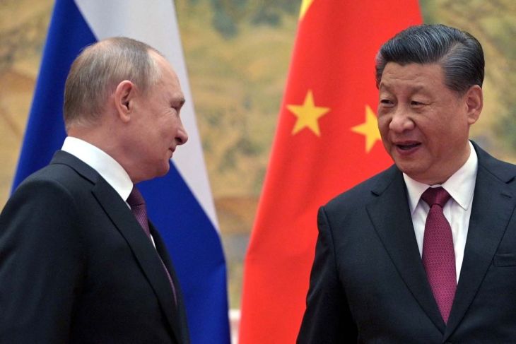 Presiden Rusia dan China.