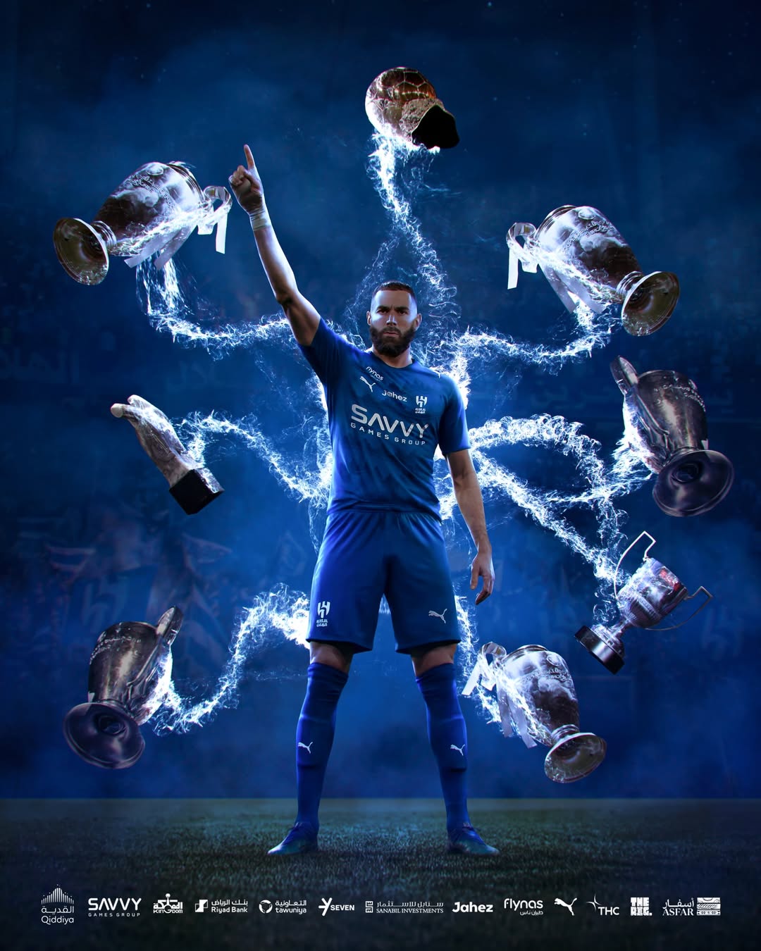Karim Bnezema resmi berseragam Al Hilal.