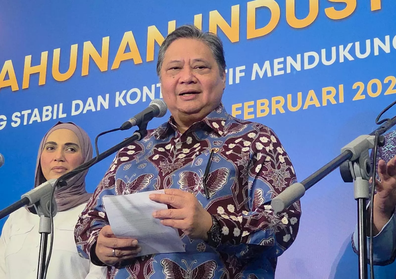 Menteri Koordinator bidang Perekonomian, Airlangga Hartarto.