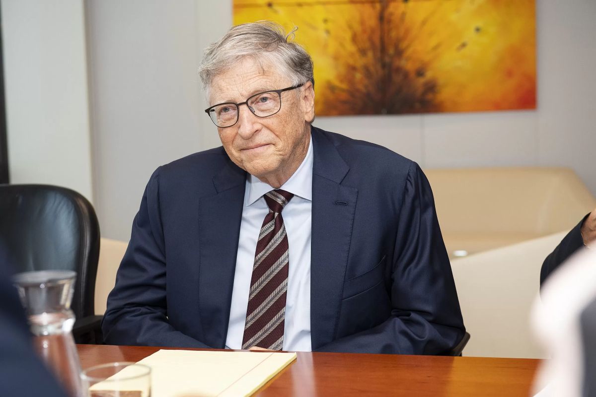 Foto Bill Gates yang diambil saat mengunjungi European Commission pada tahun 2023.