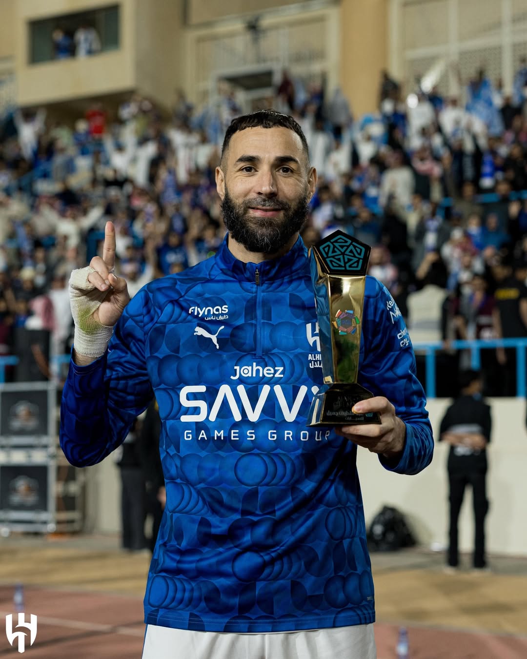 Karim Benzema meraih MVP di laga debutnya bersama Al Hilal.