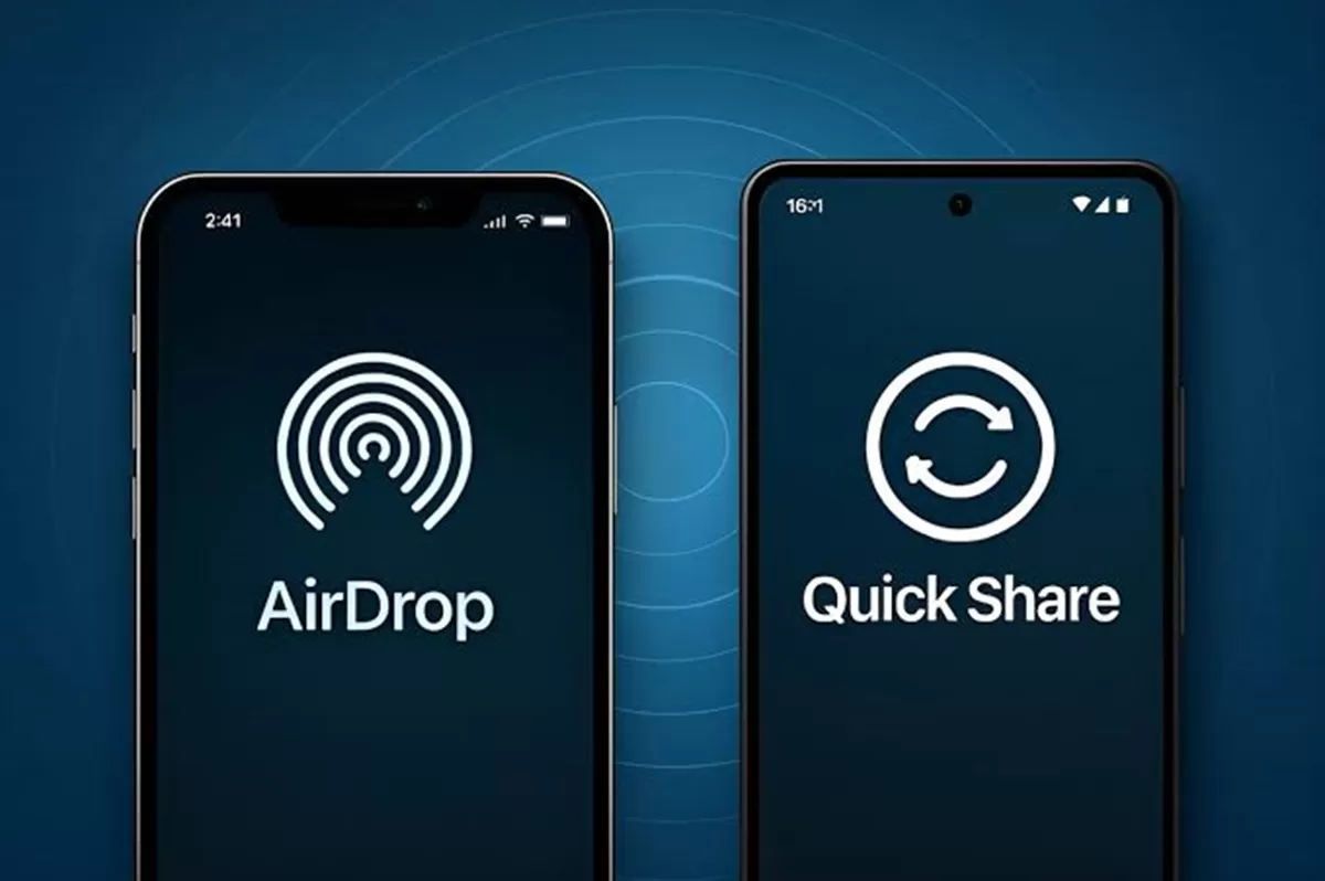 Fitur Quick Share dan AirDrop untuk ponsel Android.