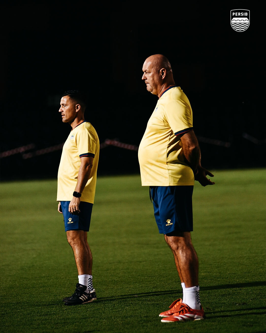 Bojan Hodak bersama asisten.