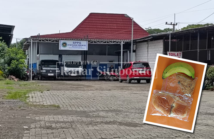 HALAMAN DAPUR: Beberapa sepeda motor terparkir di depan Satuan Pelayanan Pemenuhan Gizi (SPPG) Mlandingan Kulon, Yayasan Rohman Baitul Makmur, Kecamatan Mlandingan, Situbondo, Senin (23/2).