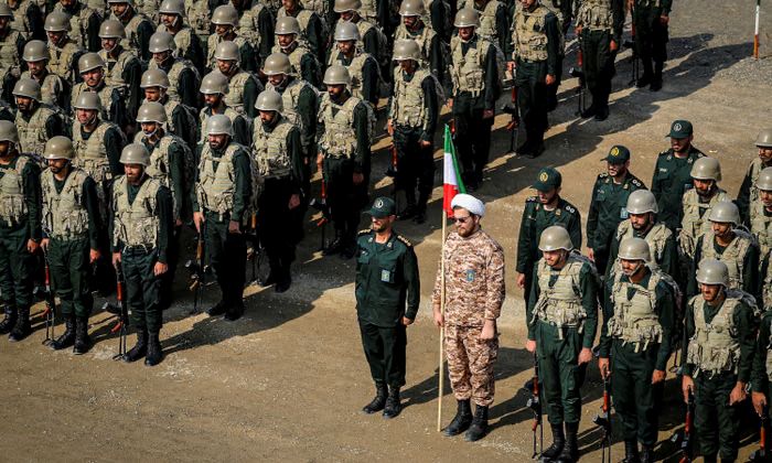 Anggota Korps Garda Revolusi Islam (IRGC).