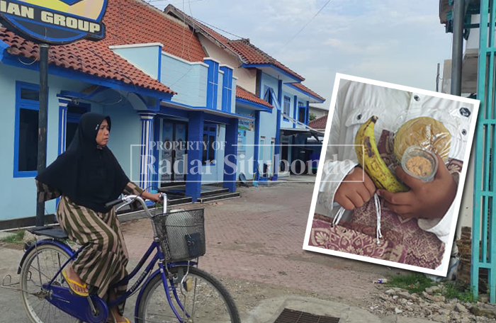 TIGA HARI SEKALIGUS: Pengiriman MBG dari SPPG Mimbaan 003, Kecamatan Panji, Situbondo, diprotes karena pengiriman dirapel. Buah yang dibagikan juga tidak segar, Selasa (24/2). 