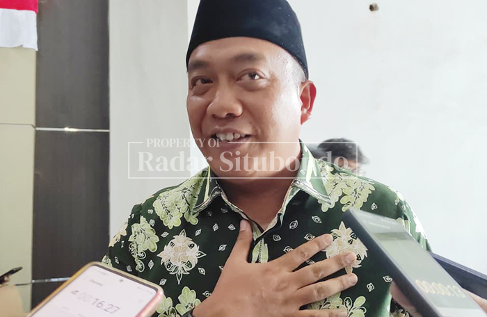 STATEMEN: Bupati Situbondo, Yusuf Rio Wahyu Prayogo menyampaikan bahwa anggaran Bantuan Tak Terduga (BTT) sangat menipis untuk membantu korban terdampak bencana, belum lama ini.  