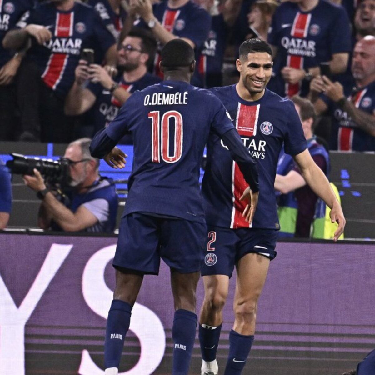 PEMBEDA: Dembele siap jadi pembeda saat PSG bertandang ke markas Chelsea