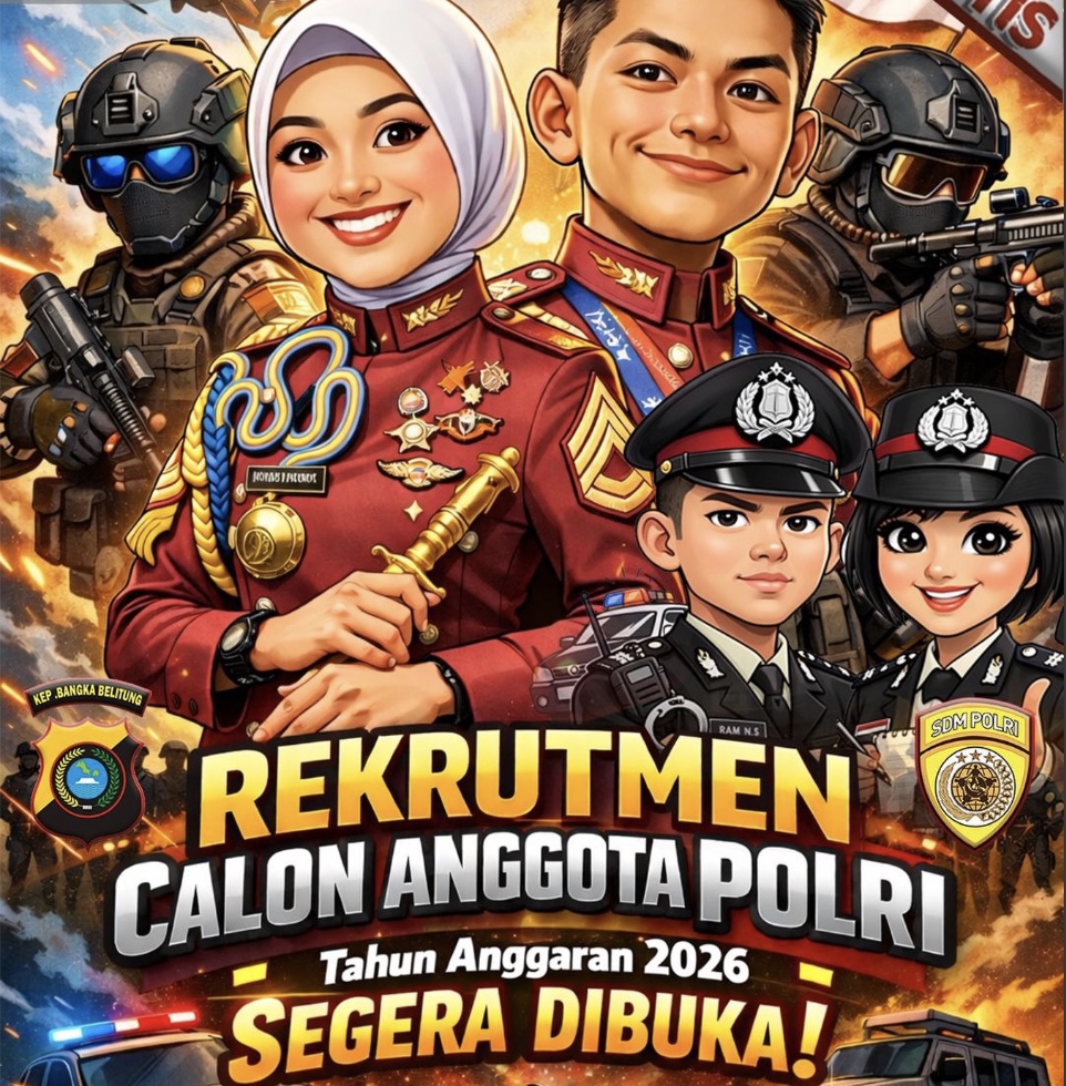 Rekrutmen calon anggota Polri 2026.