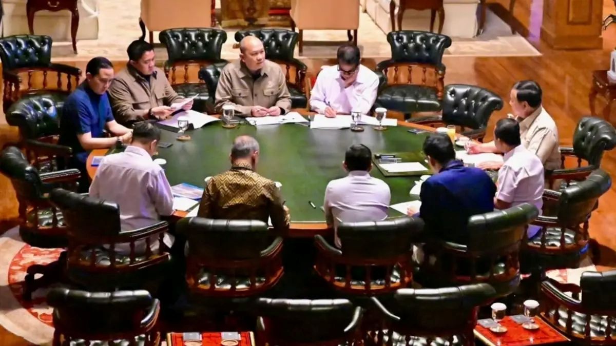 Presiden Prabowo Subianto memanggil sejumlah Menteri Kabinet Merah Putih ke kediamannya, di Hambalang, Bogor, Jawa Barat, Rabu (25/3).