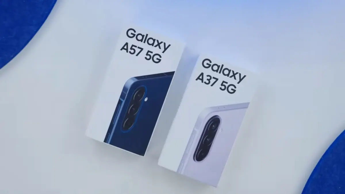 Samsung Galaxy A57 5G dan Galaxy A37 5G. (Youtube/Pan Channel)