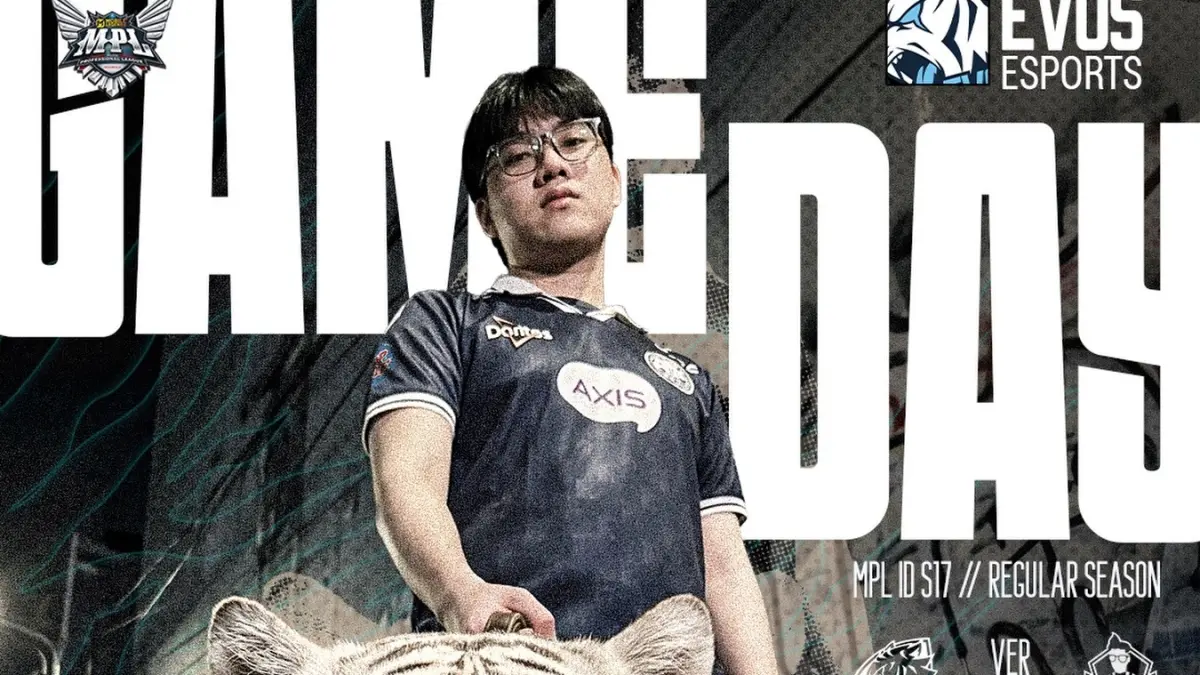 Matchday EVOS Esports vs Geek Fam di week pertama MPL ID S17. (Instagram/evosesports)