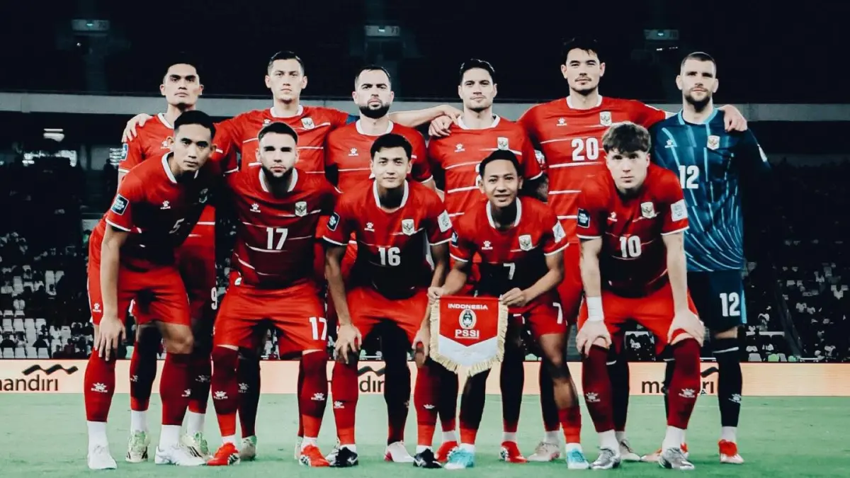 11 pemain timnas Indonesia saat melawan St Kitts and Nevis di FIFA Series 2026. (Instagram/beckham_put7)