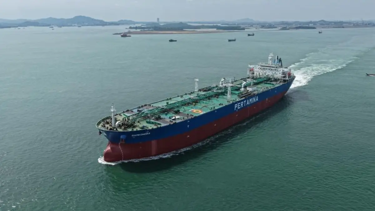 Ilustrasi kapal tanker PT Pertamina International Shipping (PIS). (ANTARA)