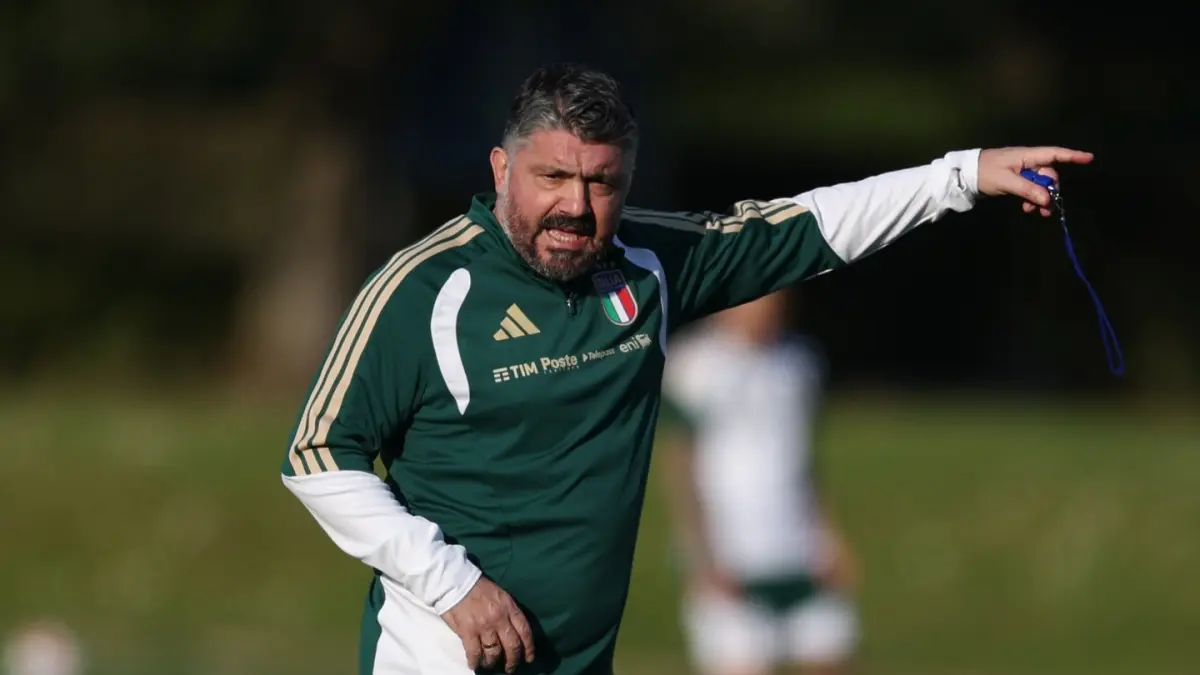Pelatih timnas Italia, Gennaro Gattuso. (Instagram/azzurri)