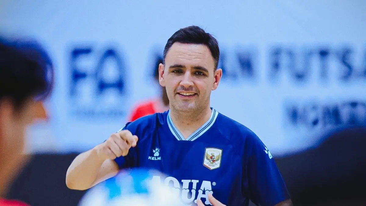 Pelatih timnas futsal Indonesia, Hector Souto. (Instagram/timnasfutsal)