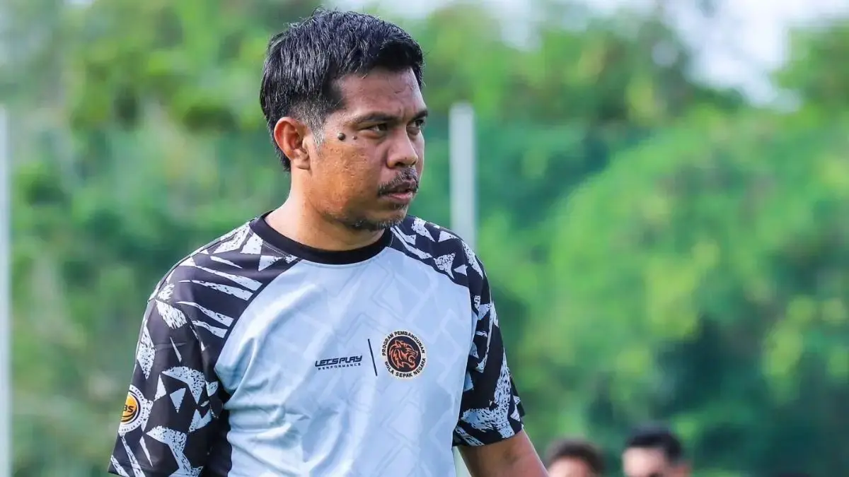 Pelatih Malaysia Shukor Adan melancarkan psywar jelang duel panas melawan Timnas Indonesia U-17 di Gresik. (FAM)