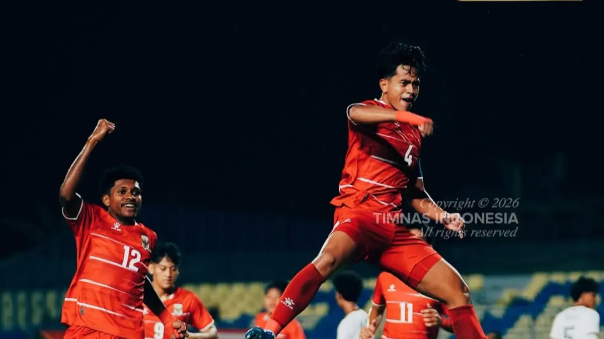 Selebrasi punggawa timnas Indonesia U-17. (Instagram/timnasindonesia)