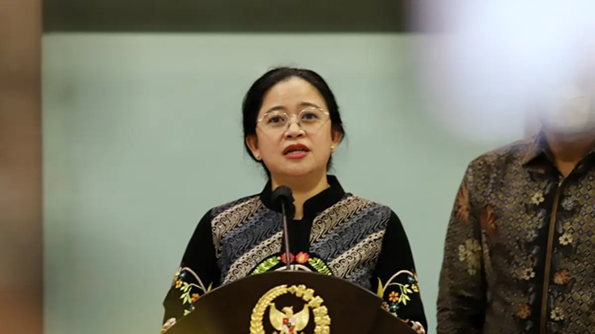 Ketua DPR RI Puan Maharani. (Dery Ridwansah/ JawaPos.com)