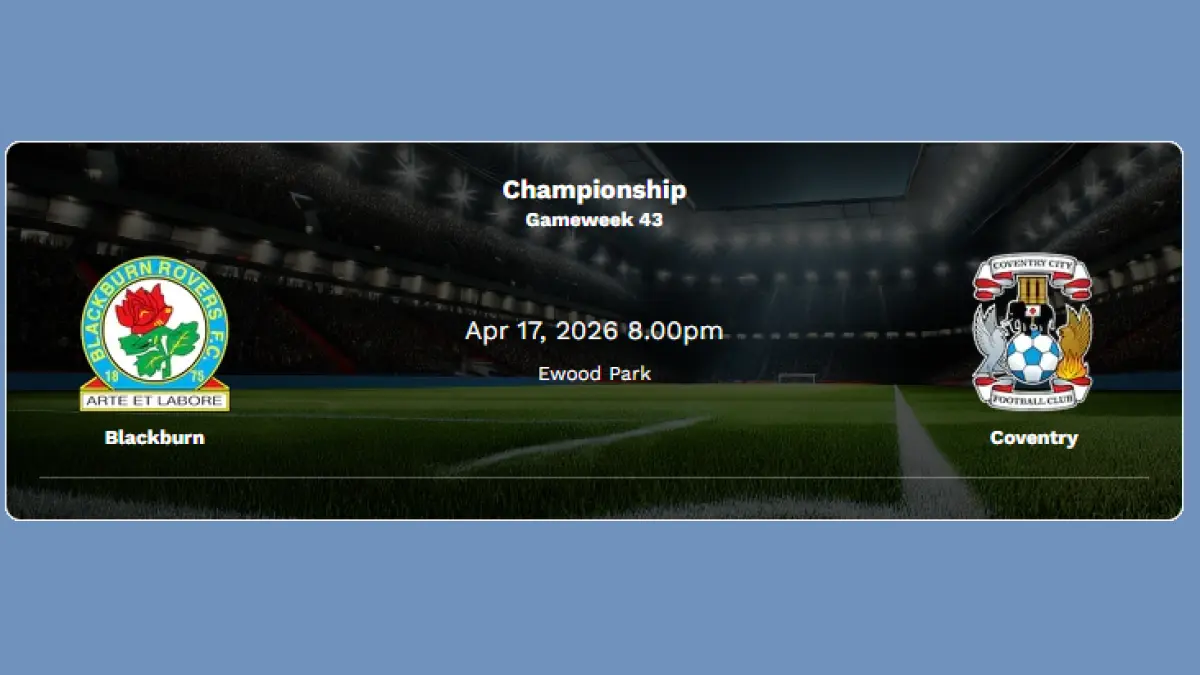 Prediksi skor Blackburn Rovers dan Coventry City. (FOTO: SM)
