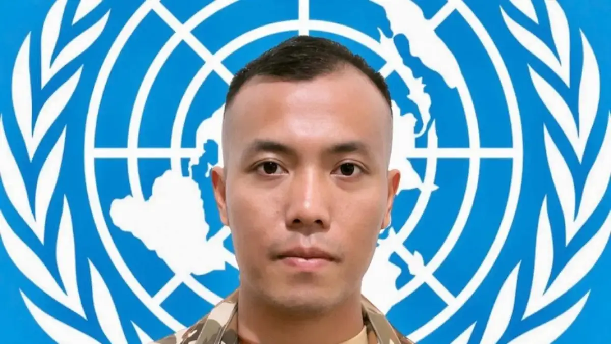 Kopral Rico Pramudia, prajurit TNI yang meninggal dunia dalam penugasan bersama UNIFIL di Lebanon Selatan. (UNIFIL)