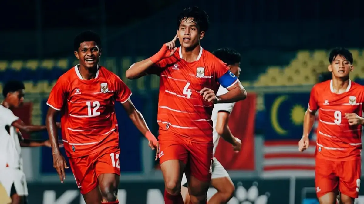 Timnas Indonesia U-17 saat menghadapi Timor Leste U-17 di Piala AFF U-17 2026. (Dok. Timnas Indonesia)