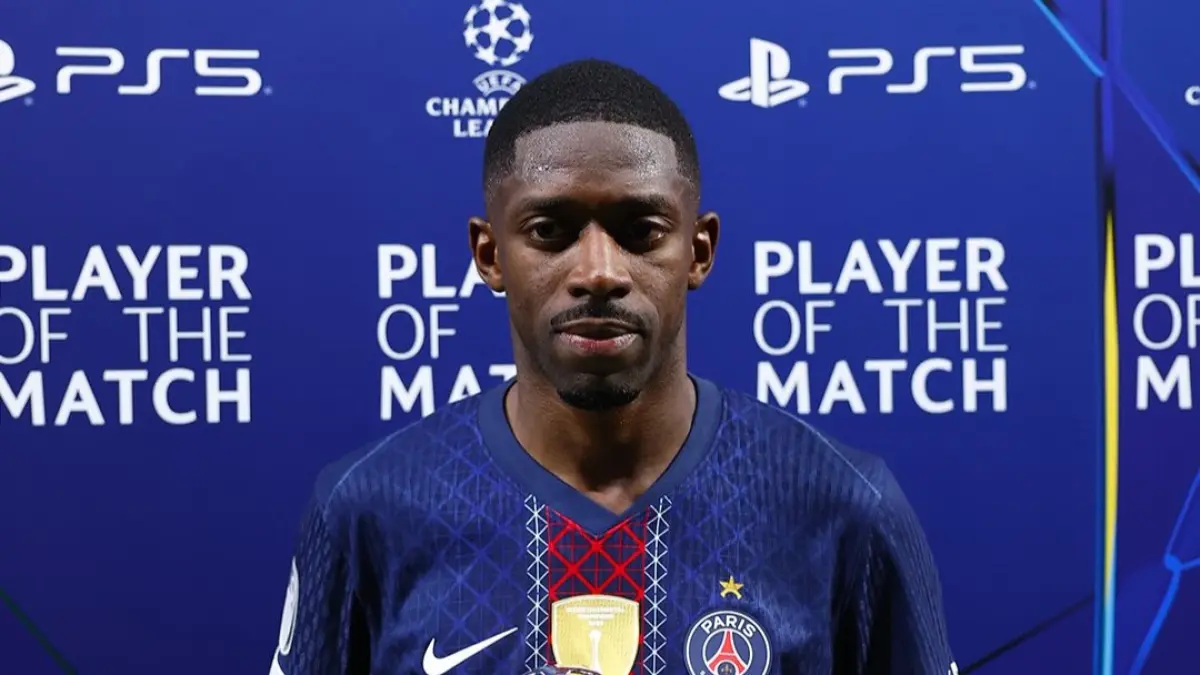 Ousmane Dembele raih MVP di laga melawan Bayern Munchen. (Instagram/psg)