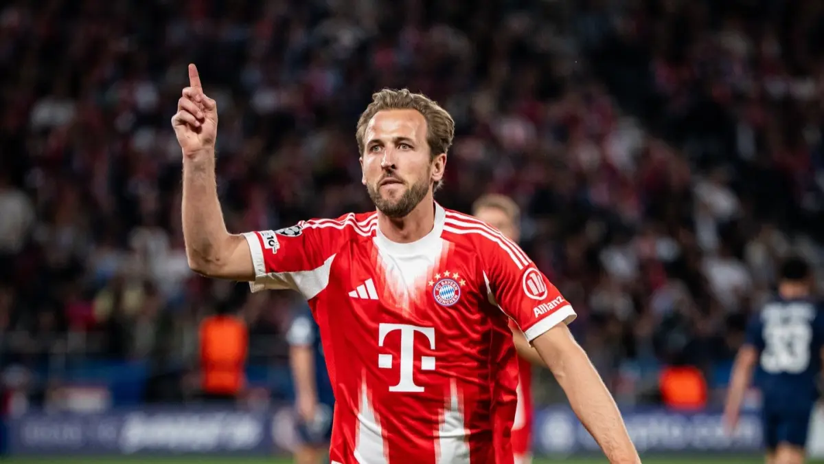 Penyerang Bayern Munchen, Harry Kane. (Instagram/fcbayern)