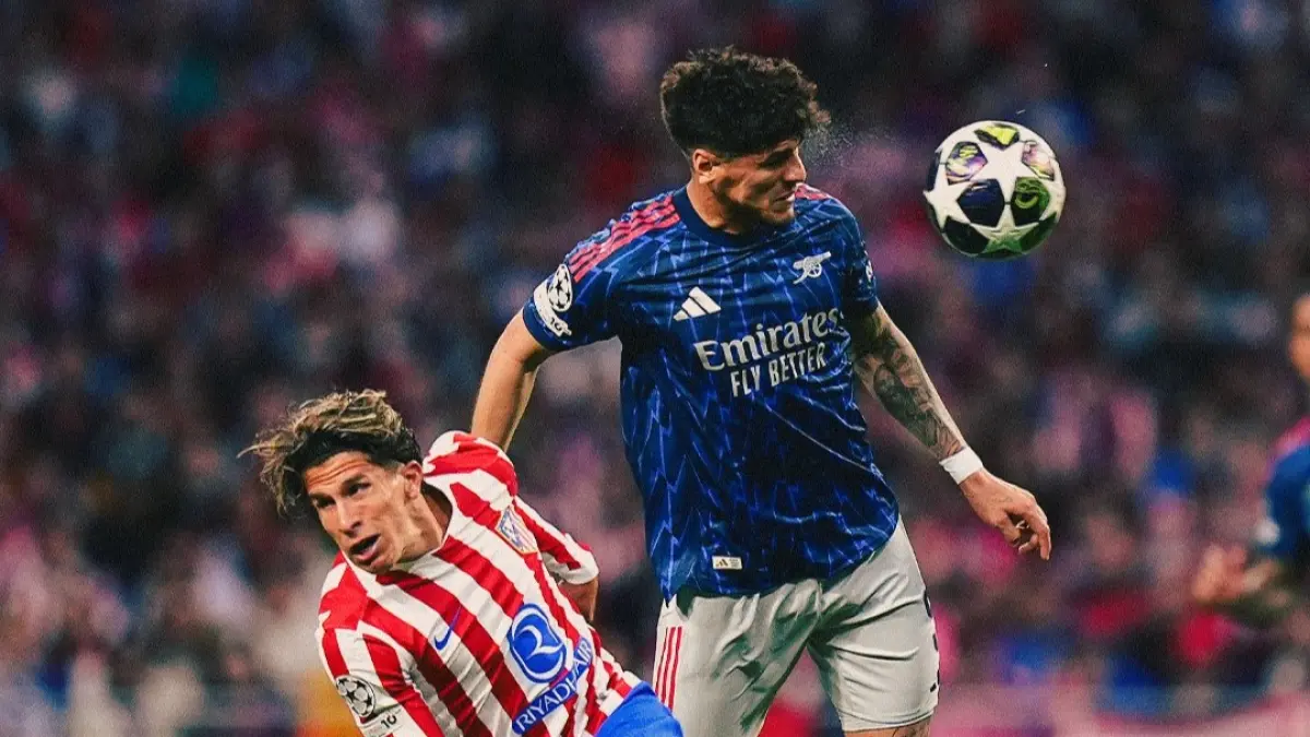Atletico Madrid berhasil tahan imbang Arsenal di Semifinal UCL 2026. (Instagram/arsenal)