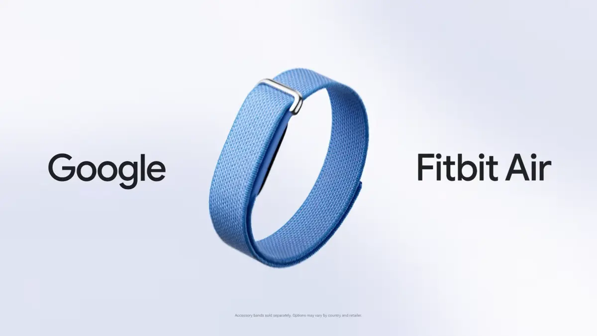 Google Fitbit Air. (YouTube/Made by Google)