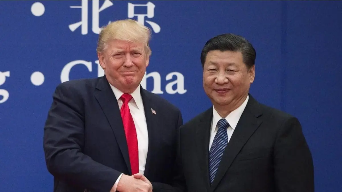 Donald Trump dan Xi Jinping. (lombokpost)