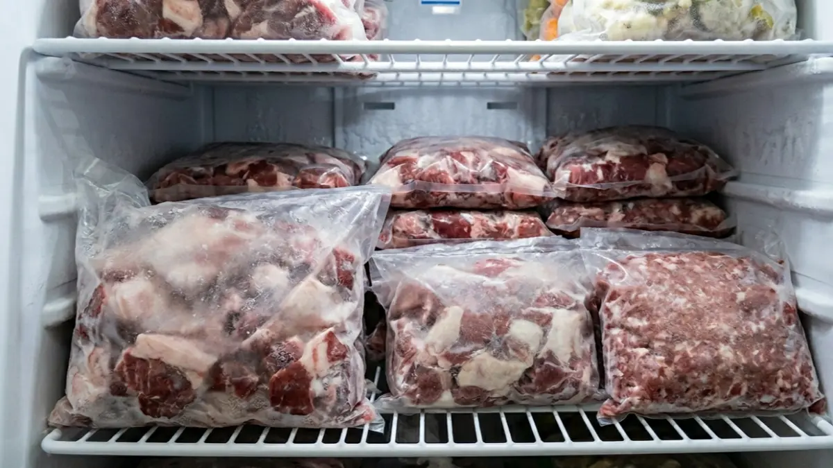 Ilustrasi daging kurban. (AI)
