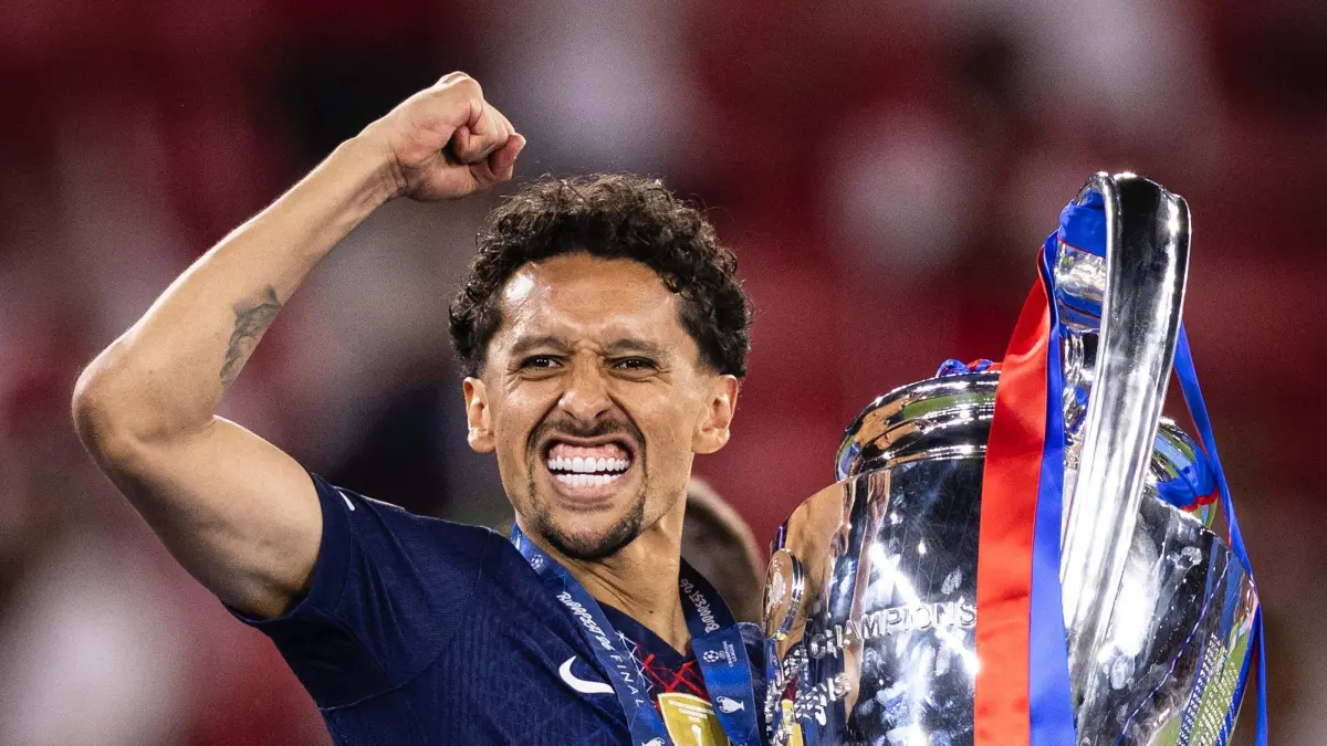 Marquinhos raih gelar kedua Liga Champions. (Instagram/marquinhosm5)