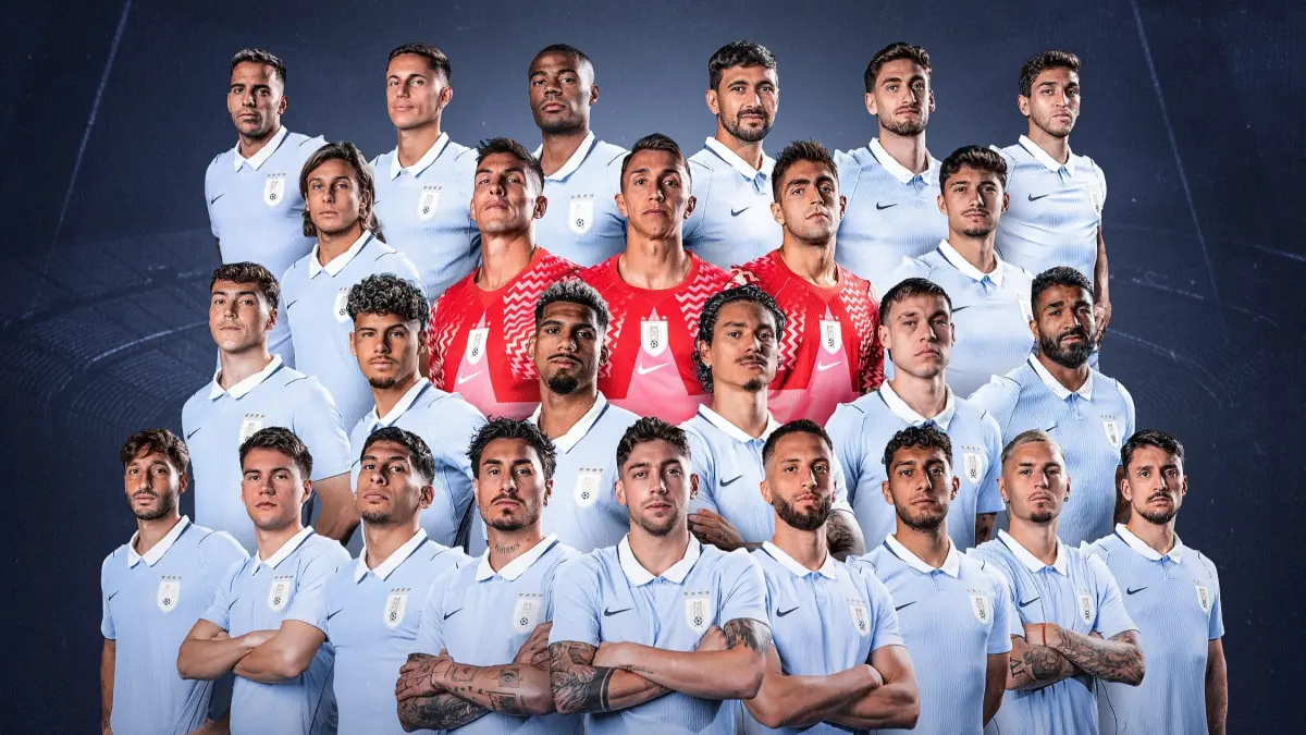Squad Uruguay di Piala Dunia 2026. (Instagram/aufoficial)